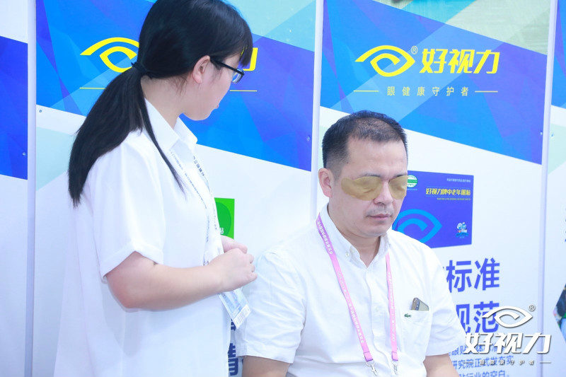 眼貼試貼現(xiàn)場